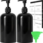 Soap Dispenser With Waterproof Labels, Thickened Plastic Hand For. Fixed Price $23.99.