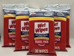 Wet Wipes Travel Packs - 30 5 Packs(150 Total). Fixed Price $12.00.