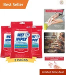 Essential Hand Sanitizing Wipes With Aloe 90 Count Pack - Travel. Fixed Price $16.99.