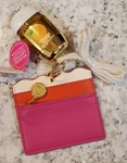 Bath & Body Works Pink Pocketbac, Card, Money Holder, Zipper Lanyard W/ Gel. Fixed Price $8.97.