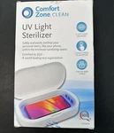 Sgs Comfort Zone Clean Cpc2008 Uv Light Smartphone Sterilizer, Color White. Fixed Price $8.99.