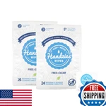 Handzies Natural Soap And Water Hand Wipes Clear Individually Packaged Singles. Fixed Price $44.62.