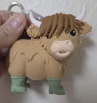 Highland Cow Pocketbac Hand Sanitizer Holder Bath And Body Works Keychain New!. Fixed Price $19.98.