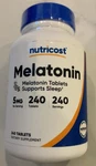 Nutricost Melatonin 5mg, 240 Tablets - 5mg Per Serving, Non-gmo, Gluten Free. Fixed Price $18.71.