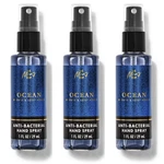 3 Bath & Body Works Anti-bacterial Hand Spray 1 Oz Men's Shop Ocean Sanitizer. Fixed Price $20.97.