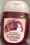 New Bath & Body Works Pocketbac Sanitizer Gel-1 Oz-twisted Peppermint. Fixed Price $1.75.