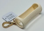 Bath & Body Works White Ivory Gold Spray Sanitizer Mist Holder Hand Clip Case. Fixed Price $8.99.