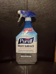 Purell Multi-surface Sanitizer Unscented 28oz Kills 99.9. Fixed Price $35.00.