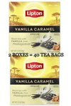 2 Boxes Lipton Vanilla Caramel Black Tea 40 Pyramid Bags Bb 10/26. Fixed Price $19.99.