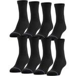 Medipeds Adult Quarter Socks, Non-binding, Cushioned, Black - 8 Pairs. Fixed Price $42.28.
