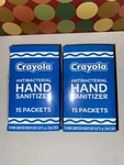New Crayola Kids Clean Hand Wash 15 Wipes (30 Packets Total) 2 Boxes. Fixed Price $11.99.