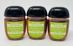 3 Rare Bath & Body Works Lime Basil Pocketbac Anti Bacterial Hand Gel Sanitizer. Fixed Price $14.99.