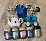 Bath & Body Works Complete Set Of 5 Bridgerton Pocketbac Holders + Sanitizers. Fixed Price $90.00.