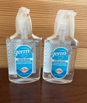 2 Pack Germ-x Hand Sanitizer 8oz Pump Bottles Moisturizing With Vitamin E - New. Fixed Price $6.99.