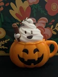 Bath & Body Works Halloween Pumpkin Spice Latte Pocketbac Sanitizer Holder. Fixed Price $19.99.