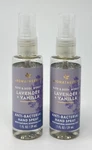 2 Bath & Body Works Lavender Vanilla Anti Bacterial Hand Spray Sanitizer Mist. Fixed Price $9.99.