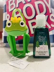 New Bath & Body Works Pocketbac Holder Frog Prince + Sanitizer Hand Gel. Fixed Price $9.99.