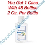 *48-pack* Medline Spectrum Hand Sanitizer Gel 2oz Moisturizer Kills Germ Hh62g02. Fixed Price $34.99.