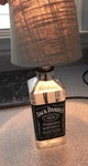 Collectable Hand Crafted - Small Jack Daniels Whiskey Bottle Lamp .. Fixed Price $17.00.