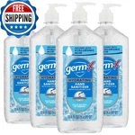 Germ-x Hydrating Hand Sanitizer Hyaluronic Acid 1l Pack Of 4 Bulk No Rinse. Fixed Price $78.10.