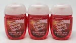 3 Rare Bath & Body Works Black Cherry Merlot Pocketbac Anti Bacterial Hand Gel. Fixed Price $13.99.