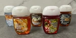 Set Of Five Bath And Body Works Fall Scent Hand Sanitizer 1 Oz Each. Fixed Price $14.95.