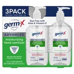 Germ-x Advanced Moisturizing Hand Sanitizer Aloe 12 Fl Oz 3 Pack. Fixed Price $19.90.