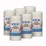Scrubs 90985 1 Ply Unscented Hand Sanitizer Wipes - Blue/white (6/carton) New. Fixed Price $85.99.