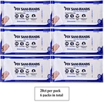 Pdi Sani-hands Instant Hand Sanitizing Wipes 20 Extra Large Per Pack (6pk). Fixed Price $13.99.