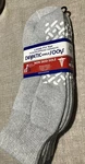 Debra Weitzner Non Skid Sole Diabetic Crew Socks(3 Pair) Loose Fit Size Medium. Fixed Price $6.00.