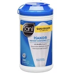 Sani Professional P92084ea Hands Instant Sanitizing Wipes - White New. Fixed Price $10.00.
