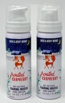 2 Bath & Body Works Frosted Cranberry Foaming Mousse Anti Bac Hand Sanitizer. Fixed Price $15.99.