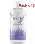 Soleil Hand Sanitizer, Made With Lavender 4 Oz / 120ml (pack Of 3) Same Day Ship. Fixed Price $15.50.