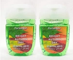 2 Bath Body Works Bright Autumn Day Pocketbac Antibacterial Hand Sanitizer Gel. Fixed Price $7.95.