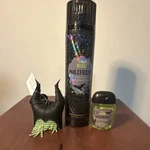 Bath & Body Works Disney Villains Maleficent Set Mist Gel Holder Sinister Plum. Fixed Price $30.00.