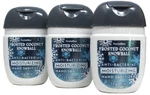 X3 Bath Body Works Frosted Coconut Snowball Moisturizing Hand Sanitizer Anti Bac. Fixed Price $14.75.
