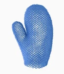 Supracor Spa Bath Mitt Body Exfoliator Face Scrub Sponge Blue Honeycomb Mesh. Fixed Price $68.00.