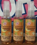 Bath & Body Works Pineapple Mango Hand Spray Sanitizer 1 Oz Set Of 3!. Fixed Price $14.99.