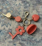Bath & Body Works Multi Tool Daisy Keychain Sanitizer Holder Whistle Flashlight. Fixed Price $13.50.