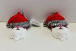 New! Bath & Body Works Set Of 2 Santa Claus W/beards Christmas Pocketbac Holders. Fixed Price $10.00.