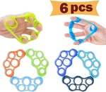 Hand Grip Strengthener, Finger Exerciser, Strength Trainer (6 Multicolor. Fixed Price $14.76.