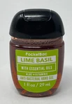 1 Rare Bath & Body Works Lime Basil Pocketbac Anti Bacterial Hand Gel Sanitizer. Fixed Price $5.99.