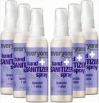 Everyone Hand Sanitizer Spray Lavender + Aloe 2 Oz / 59 Ml Pack Of 6. Fixed Price $22.99.