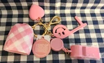 New Pink Gingham Multi-tool Keychain Light-up Pocketbac Holder Bath & Body Works. Fixed Price $30.00.