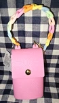New Pink Snapcase Rainbow Handle Pocketbac Sanitizer Holder Bath & Body Works. Fixed Price $16.00.