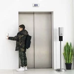 Nova California Luxe Floor 54" Hand Sanitizer Dispenser, Nickel - 7020545sn. Fixed Price $599.00.