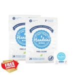 Handzies Natural Soap Water Hand Wipes Free Clear 48ct Singles. Fixed Price $64.80.