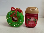 Bath & Body Works Festive Donut Pocketbac Holder Set - Bright Christmas Morning. Fixed Price $10.95.