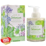 Romiie Zoi Foaming Hand Soap Geranium Gift Box 16.8oz. Fixed Price $43.38.