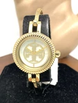 Tory Burch Women's Watch Tbw4029 Gold Mother Of Pearl Dial Interchangeable Bezel. Fixed Price $179.99.